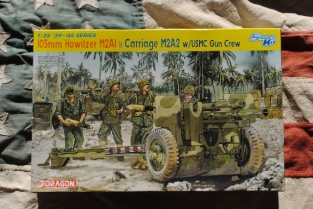 DML6531  105mm Howitzer M2A1 & Carriage M2A2 with USMC Gun Crew